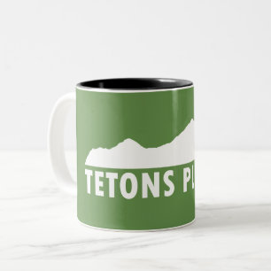Tetons alsjeblieft tweekleurige koffiemok