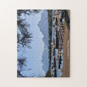 Tetons and Colter Bay - Wyoming Jigsaw Puzzle Legpuzzel (Verticaal)