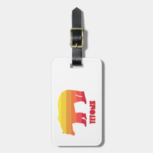 Tetons Beer Bagagelabel (Voorkant verticaal)