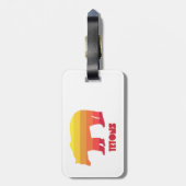 Tetons Beer Bagagelabel (Achterkant verticaal)