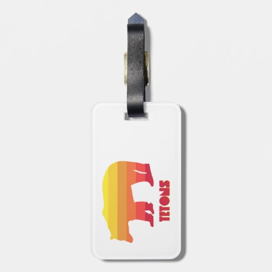 Tetons Beer Bagagelabel (Achterkant verticaal)