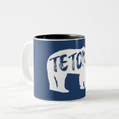 Tetons Beer Tweekleurige Koffiemok (Voorkant links)
