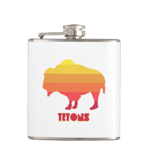 Tetons Bison Heupfles