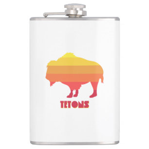 Tetons Bison Heupfles