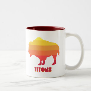 Tetons Bison Tweekleurige Koffiemok