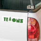 Tetons Bumpersticker (Op Truck)