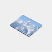 Tetons en wolken post-it® notes (Schuin)