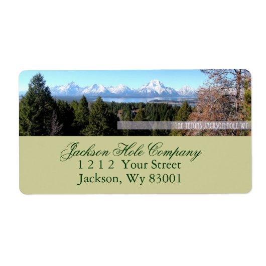 Tetons Etiket (Voorkant)