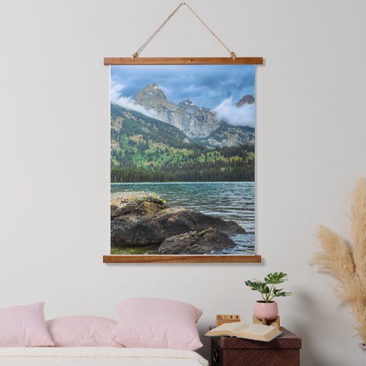 Tetons na de regen hangend wandkleed (Slaapkamer)