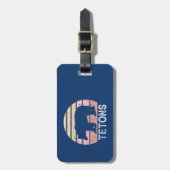 Tetons Retro Beer Bagagelabel (Voorkant verticaal)