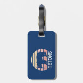 Tetons Retro Beer Bagagelabel (Achterkant verticaal)