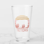 Tetons Retro Beer Glas (Voorkant)