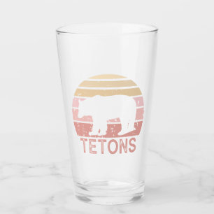 Tetons Retro Beer Glas