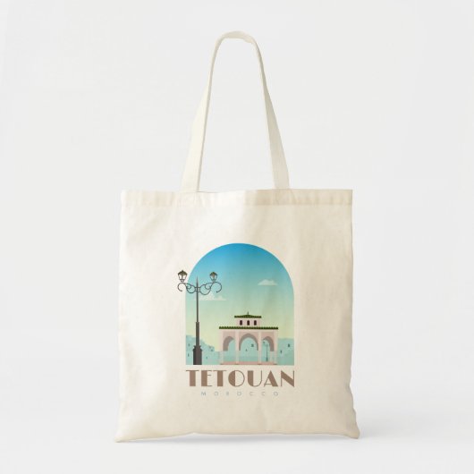 Tetouan city morocco Skyline Tote Bag (Voorkant)