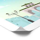 Tetouan Stad Marokko Illustratie Poster (Hoek)