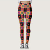 Tetra Color Wild Pattern Leggings (Voorkant)