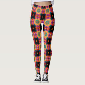 Tetra Color Wild Pattern Leggings