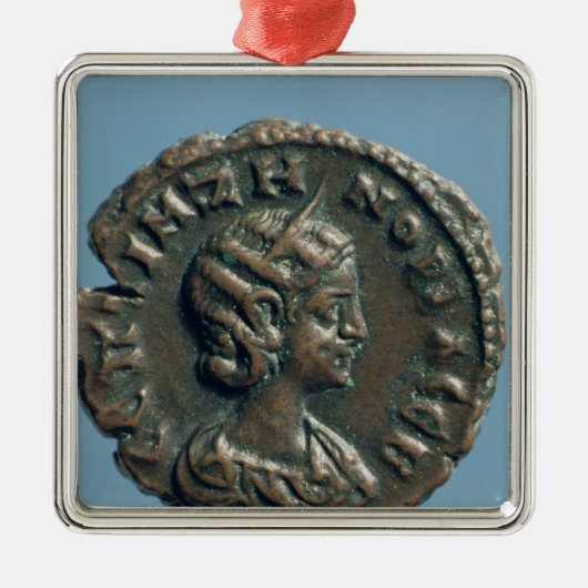 Tetrachm van Zenobia, koningin van Palmyra Metalen Ornament (Voorkant)