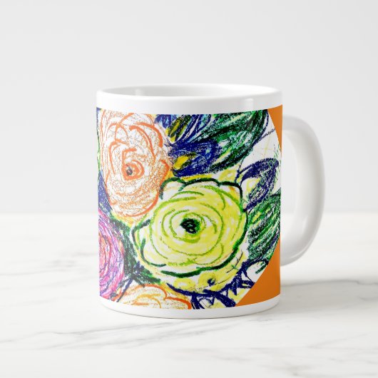 tetradisch grote koffiekop (Voorkant rechts)