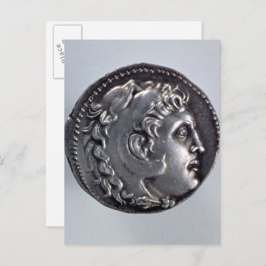 Tetradrachma met Alexander de Grote Briefkaart (Voorkant / Achterkant)