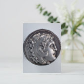 Tetradrachma met Alexander de Grote Briefkaart (Staand voorkant)