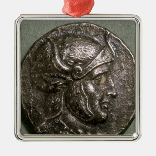 Tetradrachme van Seleucus I King of Syria Metalen Ornament (Voorkant)
