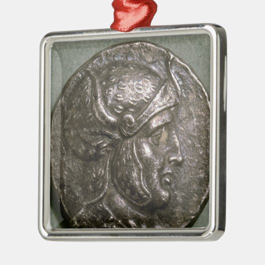 Tetradrachme van Seleucus I King of Syria Metalen Ornament (Links)