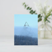 Tetraeder Briefkaart (Staand voorkant)