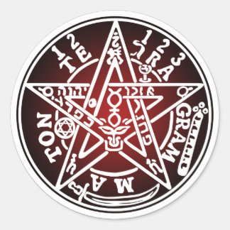 TETRAGRAMMATON 01 RONDE STICKER
