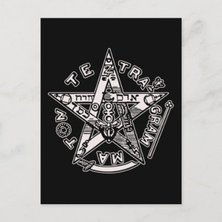 Tetragrammaton (de onbeschrijfbare naam) briefkaart