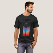 Tetris Color Fade Game Art  girl T-shirt (Voorkant volledig)