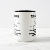 Tetrodotoxine blokkeert actiemogelijkheden in zenu tweekleurige koffiemok (Center)