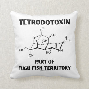 Tetrodotoxine, deel van het visgebied van de ugu kussen