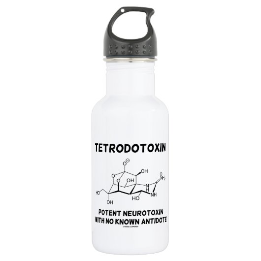 Tetrodotoxine Potentieel neurotoxine zonder antido Waterfles (Voorkant)