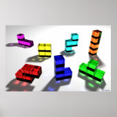 Tetrominoenen Poster (Voorkant)