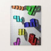 Tetrominoes Puzzle Legpuzzel (Verticaal)