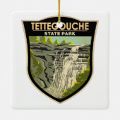 Tettegouche State Park Minnesota  Keramisch Ornament (Achterkant)