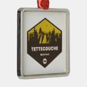 Tettegouche State Park, Minnesota Metalen Ornament (Rechts)