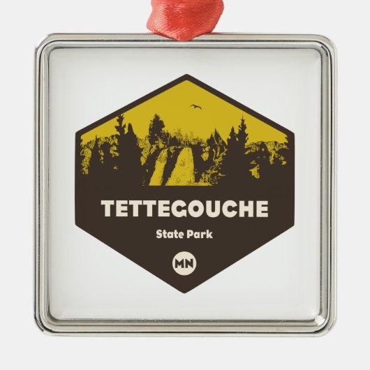 Tettegouche State Park, Minnesota Metalen Ornament (Voorkant)