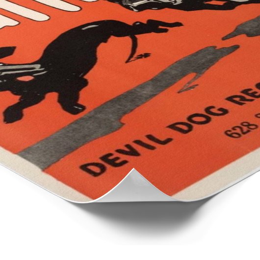 Teufel Hunden Poster (Hoek)