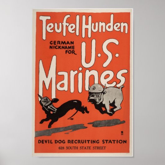 Teufel Hunden Poster (Voorkant)
