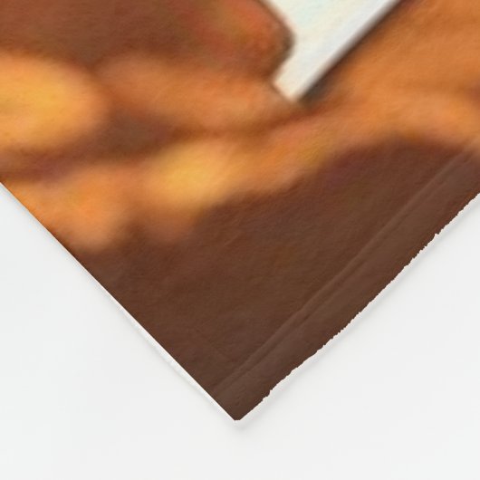 Teufelbier: straight from hell fleece deken (Hoek)