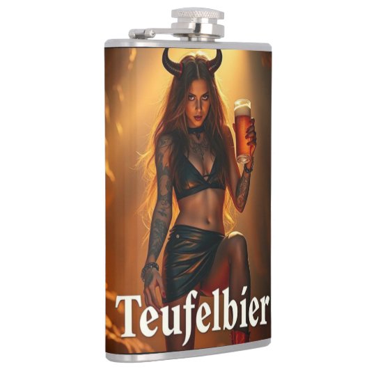 Teufelbier: straight from hell heupfles (Rechts)