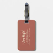 Teufelstisch Hinterweidenthal Pfalz Duitsland gift Bagagelabel (Achterkant verticaal)