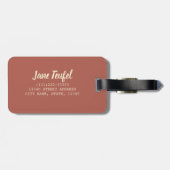 Teufelstisch Hinterweidenthal Pfalz Duitsland gift Bagagelabel (Achterkant horizontaal)