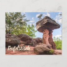 Teufelstisch Hinterweidenthal Pfalz Duitsland gift