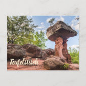 Teufelstisch Hinterweidenthal Pfalz Duitsland gift Feestdagenkaart (Voorkant)