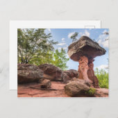 Teufelstisch Hinterweidenthal Pfalz Duitsland gift Feestdagenkaart (Voorkant / Achterkant)