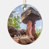 Teufelstisch Hinterweidenthal Pfalz Duitsland gift Keramisch Ornament (Links)