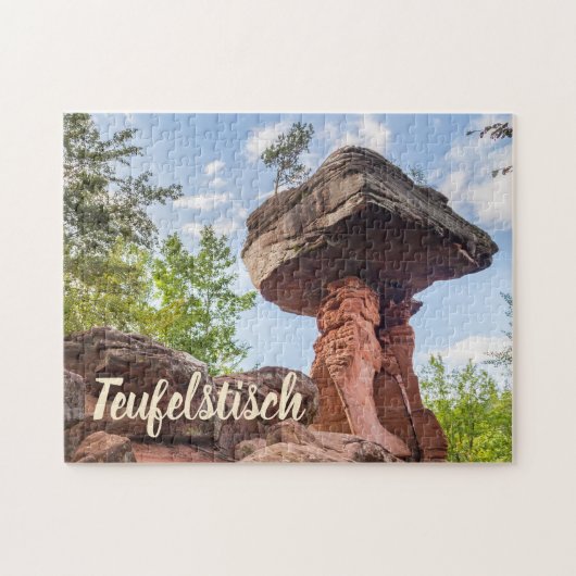 Teufelstisch Hinterweidenthal Pfalz Duitsland gift Legpuzzel (Horizontaal)